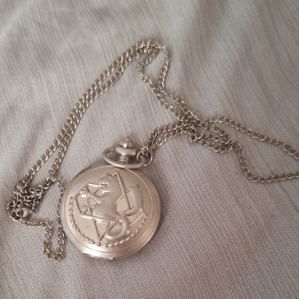 Cosplay Pocket Watch Full Metal Alchemist Necklace
